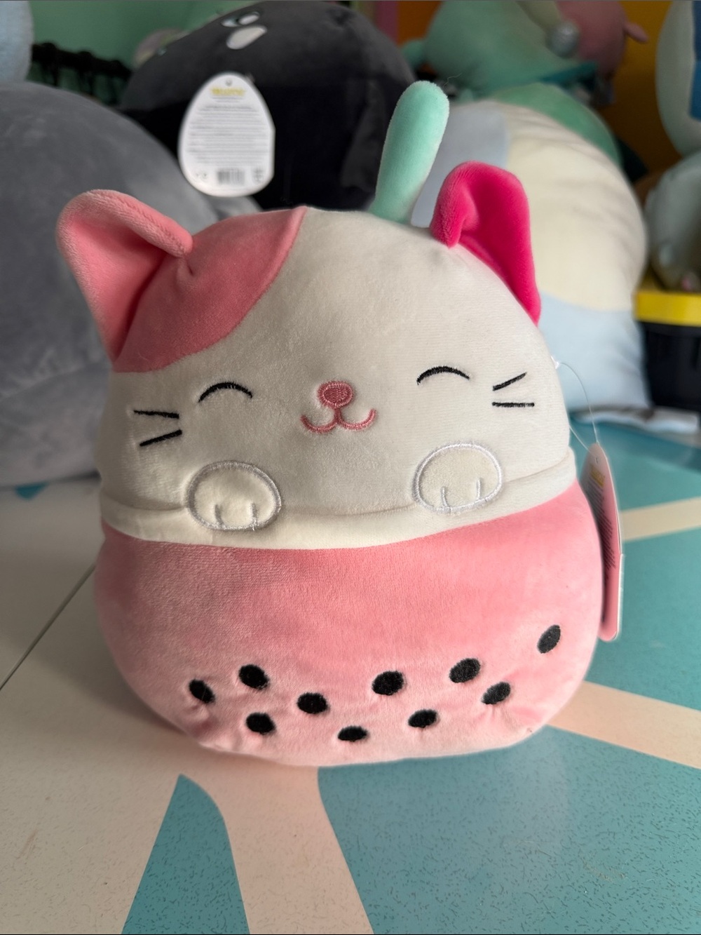 Squishmallow Roxy the boba cat Hot Topic exclusive 10” NWT